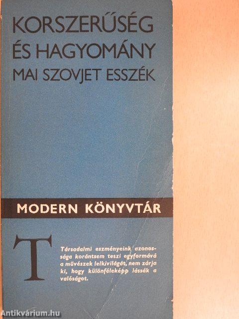 Korszerűség és hagyomány