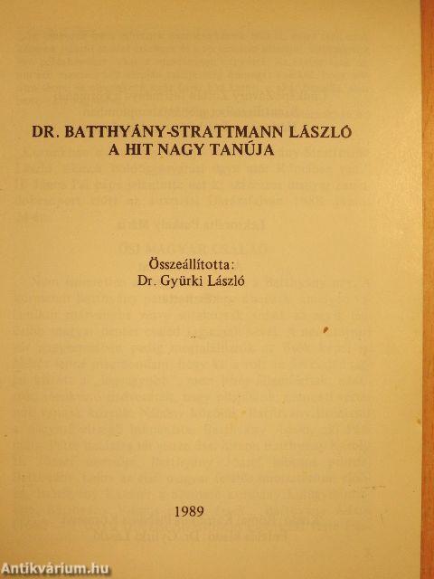 Dr. Batthyány-Strattmann László