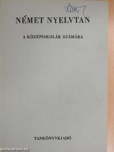 Német nyelvtan