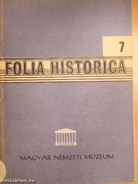 Folia Historica 7.