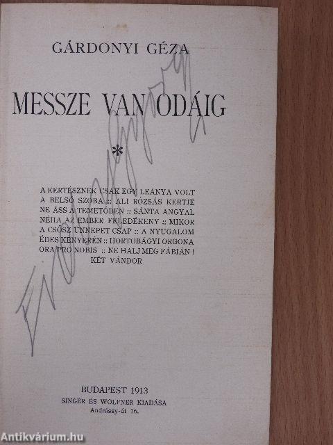 Messze van odáig