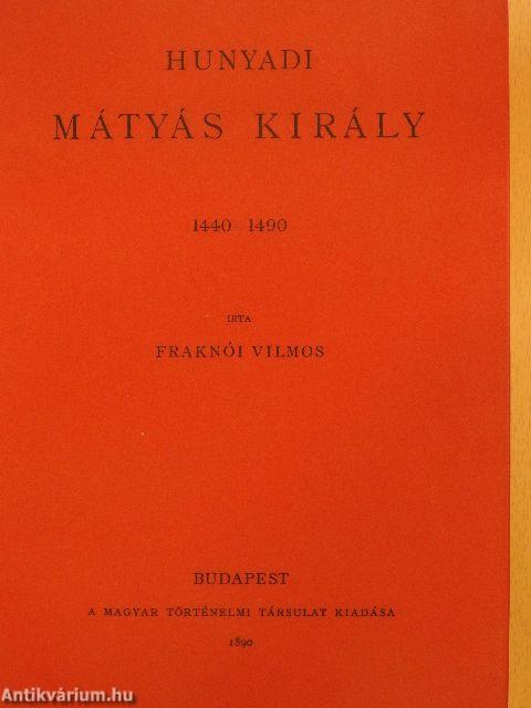 Hunyadi Mátyás király