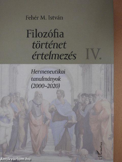 Filozófia, történet, értelmezés IV.