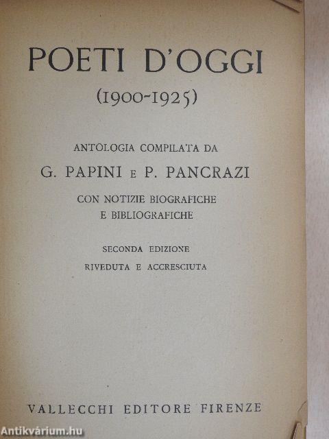 Poeti d'oggi