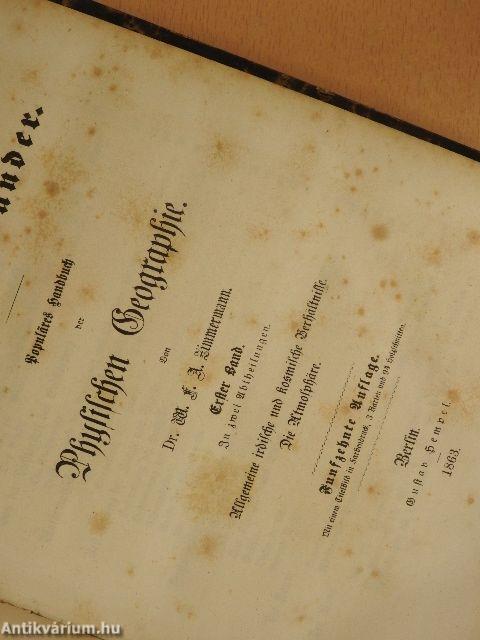 Der Erdball und seine Naturwunder I/1-2. (gótbetűs)