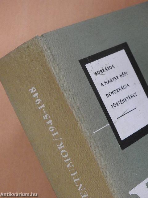 Dokumentumok a magyar mezőgazdaság történetéből
