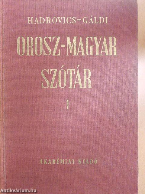 Orosz-magyar szótár I-II.