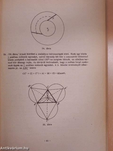 Geometriai példatár I.