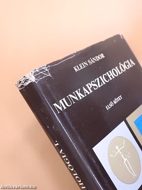 Munkapszichológia I.