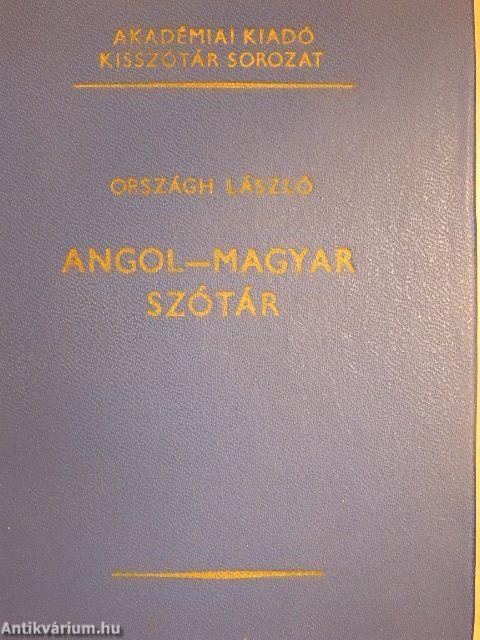 Angol-magyar szótár