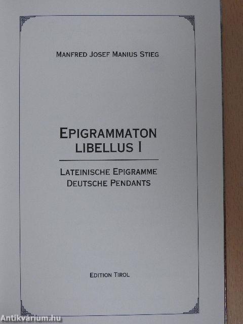 Epigrammaton Libellus I.