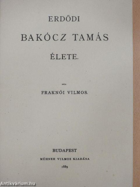 Erdődi Bakócz Tamás élete