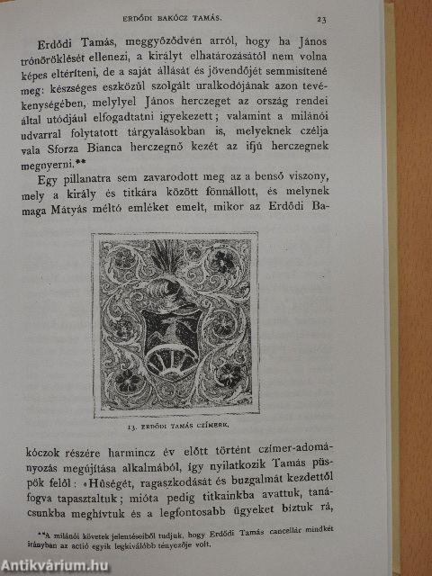 Erdődi Bakócz Tamás élete