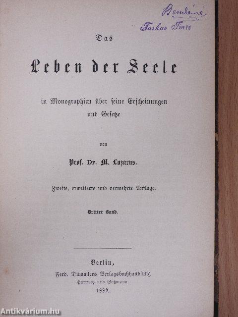 Das Leben der Seele III. (töredék) (gótbetűs)