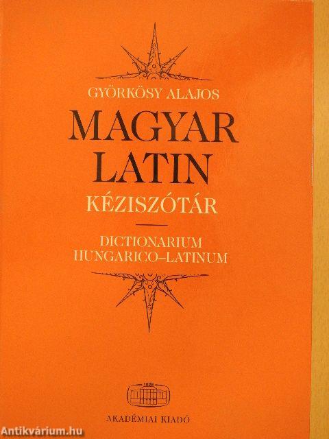 Magyar-latin kéziszótár