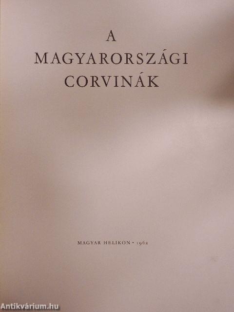 A magyarországi Corvinák