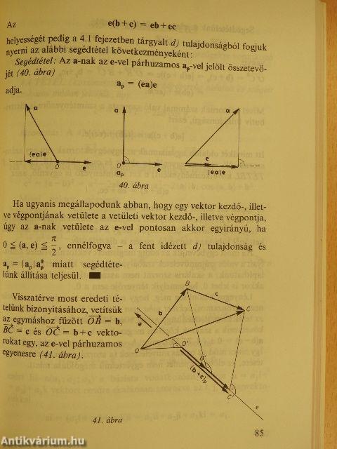 Vektorok, koordinátageometria, trigonometria