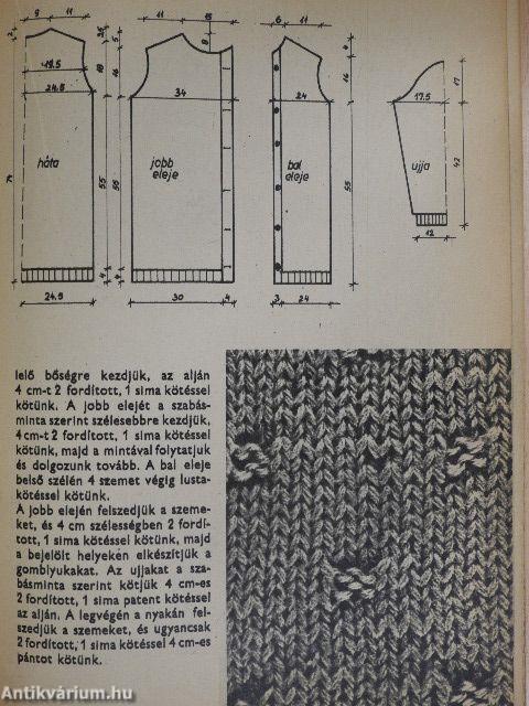 Kötés-horgolás 1972