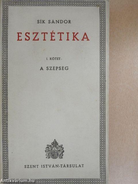 Esztétika I-III.