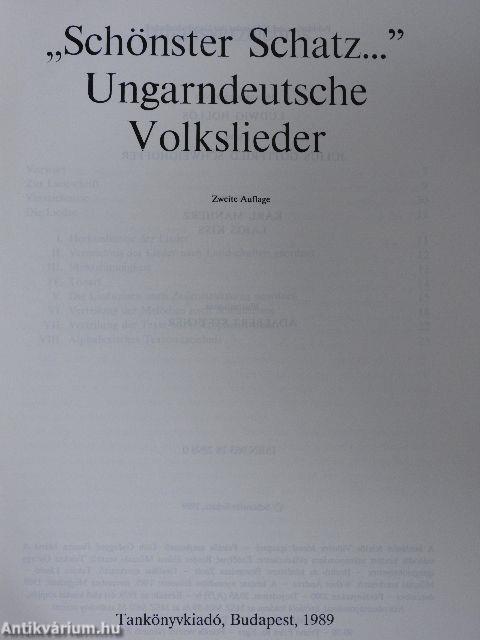 "Schönster Schatz..."