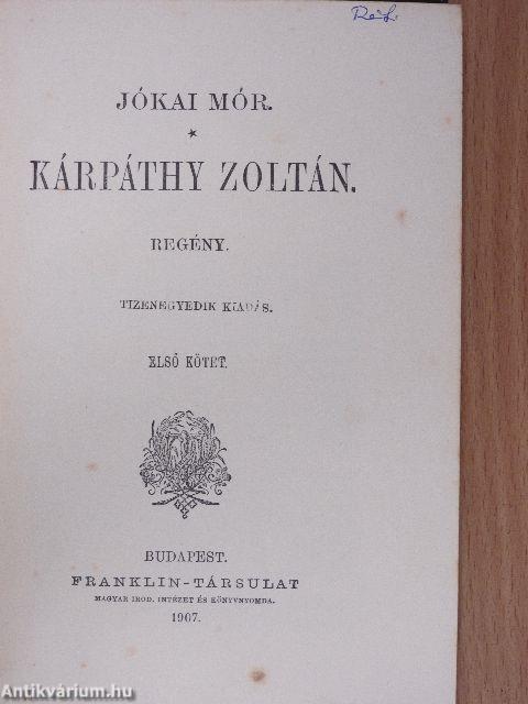 Kárpáthy Zoltán I-III.