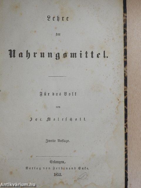 Lehre der Nahrungsmittel (gótbetűs)