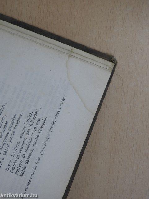 Oeuvres complétes de Racine I. (töredék)