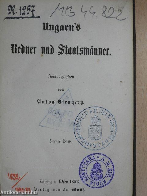 Ungarn's Redner und Staatsmänner II. (gótbetűs)