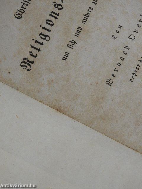 Christkatholisches Religions-Handbuch II. (gótbetűs)