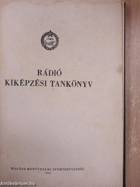 Rádió kiképzési tankönyv