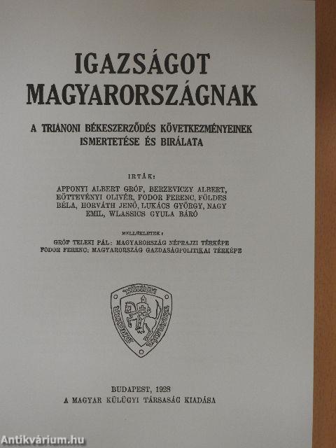 Igazságot Magyarországnak!