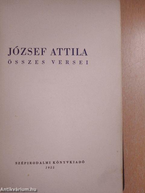 József Attila összes versei