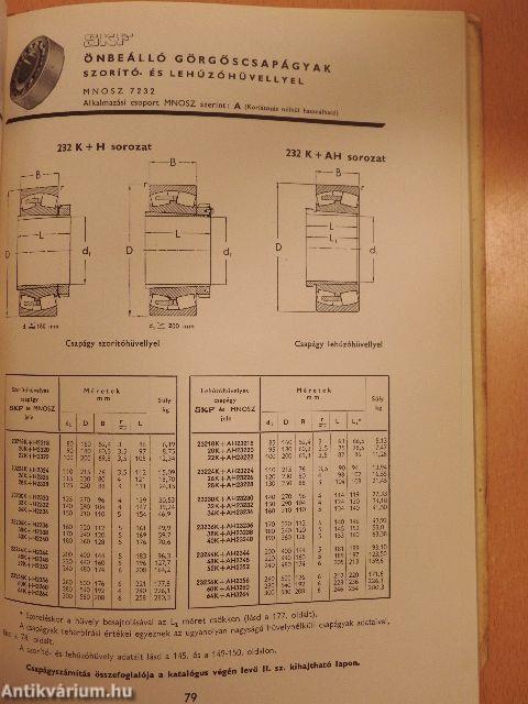 SKF 5400/a katalógus
