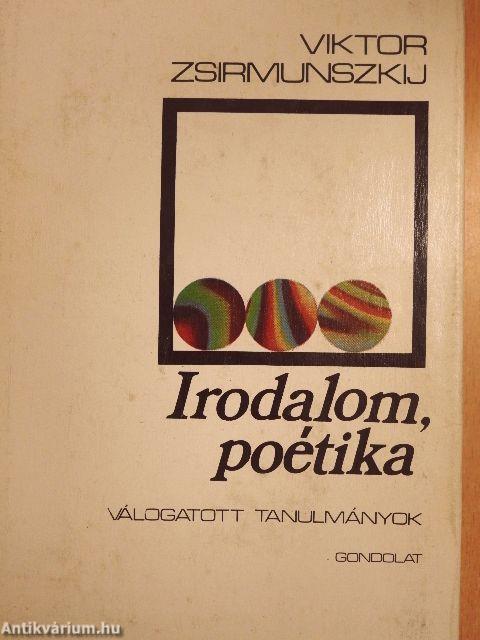 Irodalom, poétika