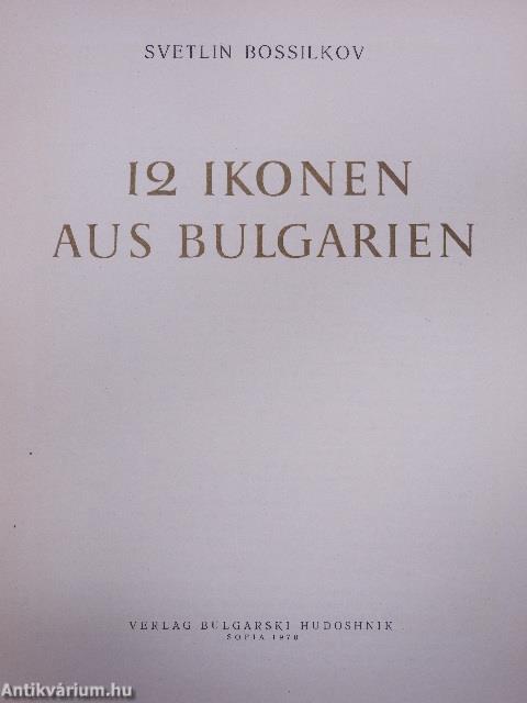 12 Ikonen aus Bulgarien