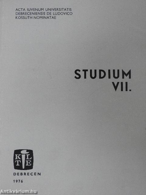 Studium VII.