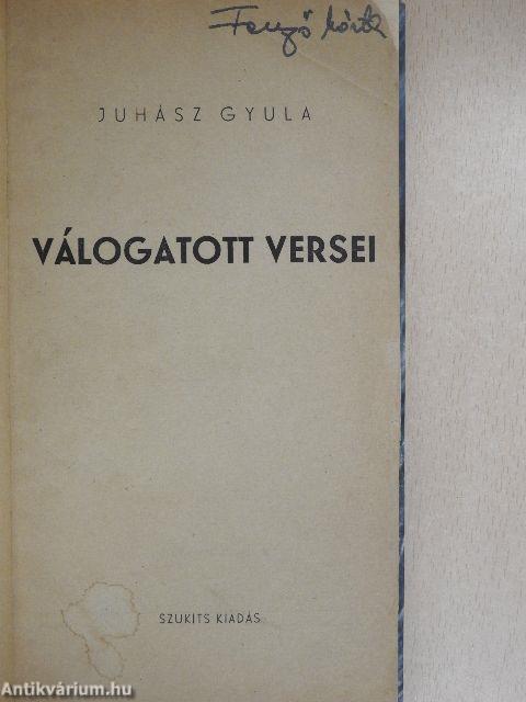 Juhász Gyula válogatott versei