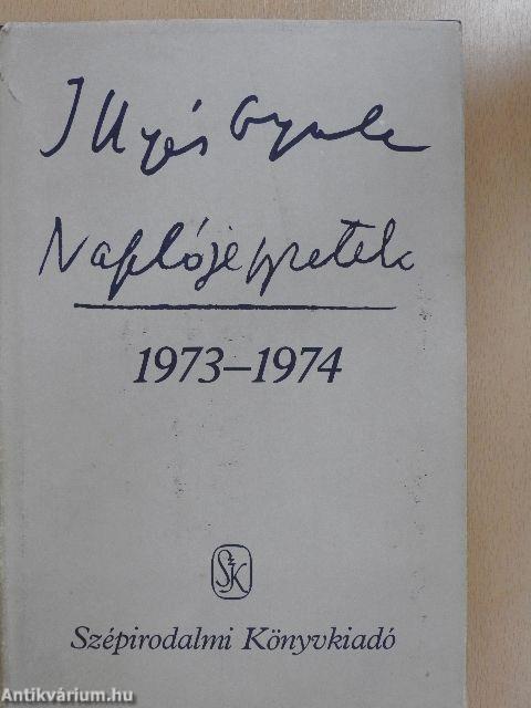 Naplójegyzetek 1973-1974