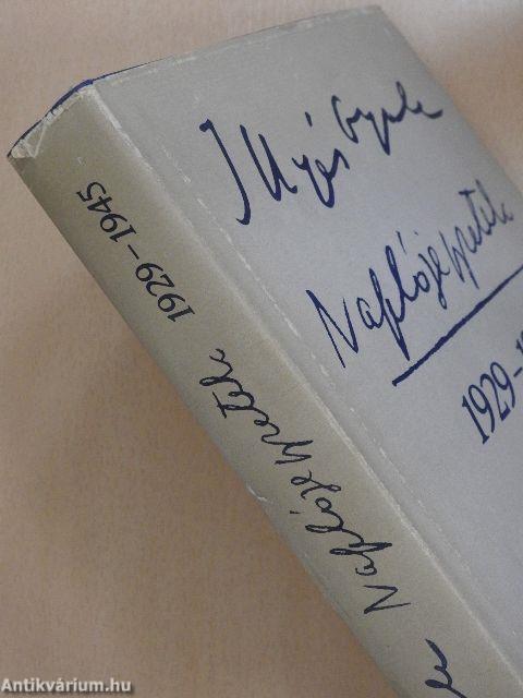 Naplójegyzetek 1929-1945