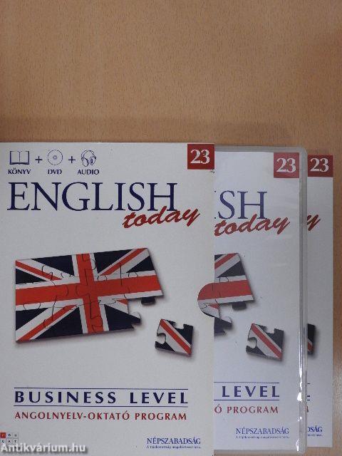 English today Business level 23-26. - 4 db DVD-vel