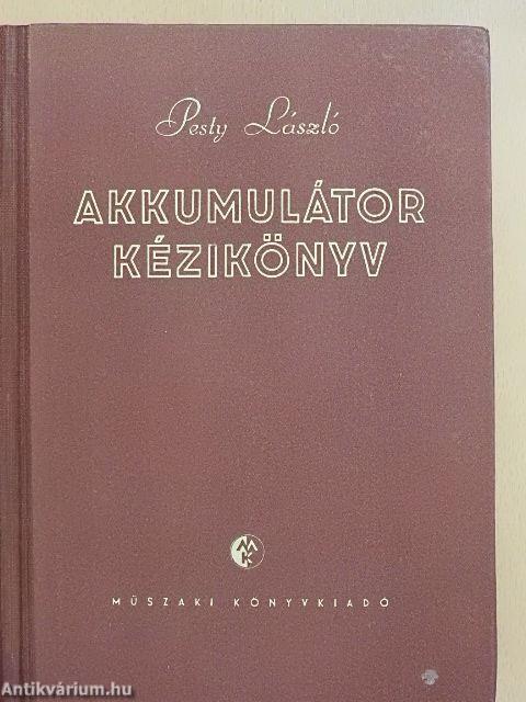 Akkumulátor kézikönyv