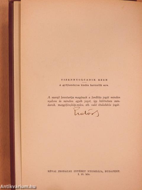 A hárfás (aláírt példány)