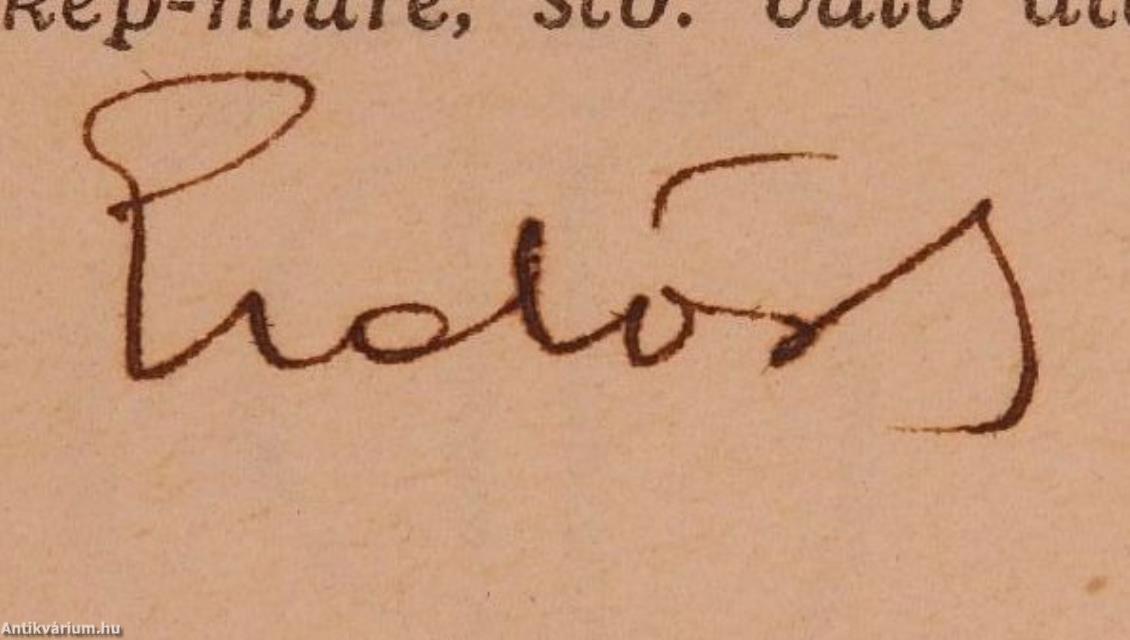 A hárfás (aláírt példány)