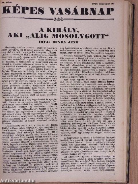 Folyóiratok egyedi gyűjteménye az 1930-as évekből (vegyes számok) (16 db)