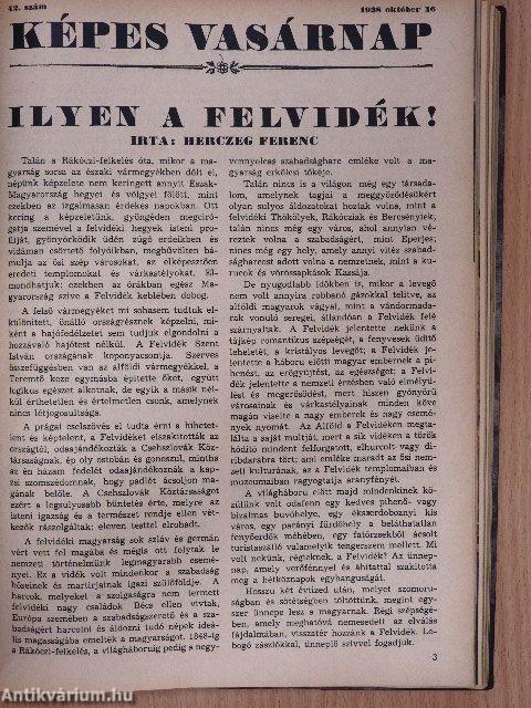 Folyóiratok egyedi gyűjteménye az 1930-as évekből (vegyes számok) (16 db)