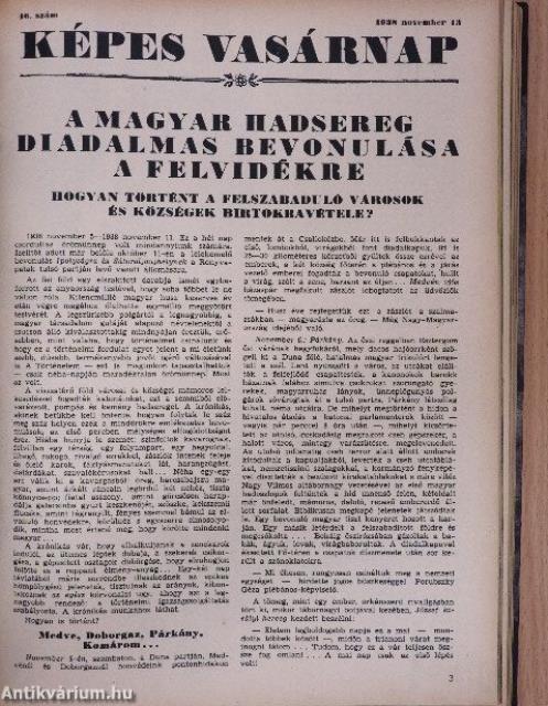 Folyóiratok egyedi gyűjteménye az 1930-as évekből (vegyes számok) (16 db)