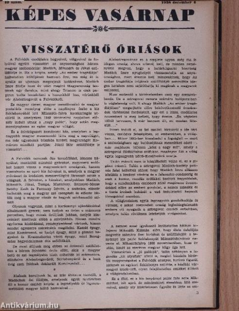 Folyóiratok egyedi gyűjteménye az 1930-as évekből (vegyes számok) (16 db)