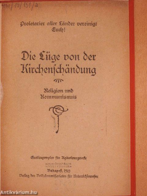 Die Lüge von der Kirchenschändung (gótbetűs)