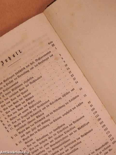 Anleitung zur Verwaltung des heiligen Bußsacramentes (gótbetűs)