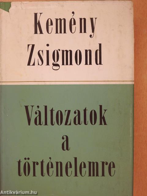 Változatok a történelemre (dedikált példány)